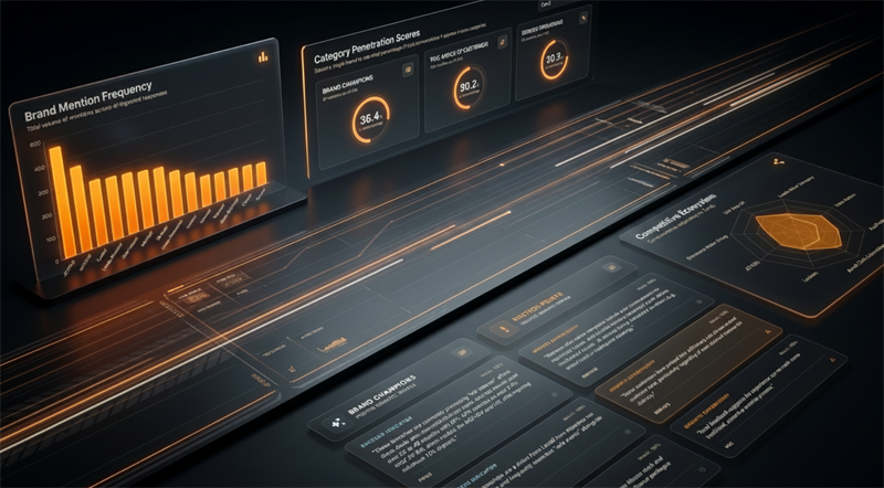 High-end dashboard data visualization